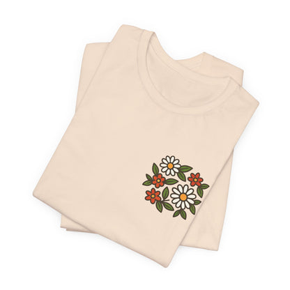 I Bite Back Sweetly Shirt – Front & Back Floral Graphic Tee with Sassy Quote