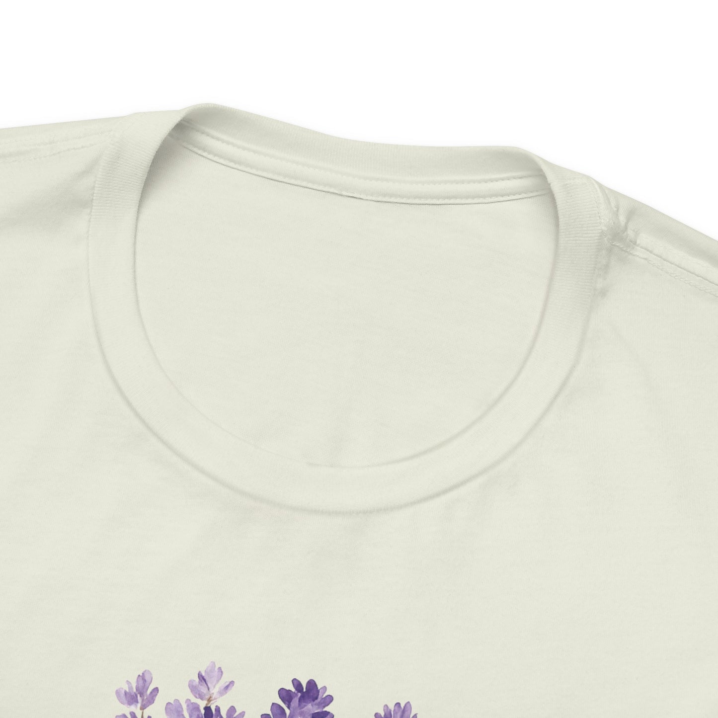 I Am Affirmation T-Shirt – Lavender Wreath Self-Love Tee