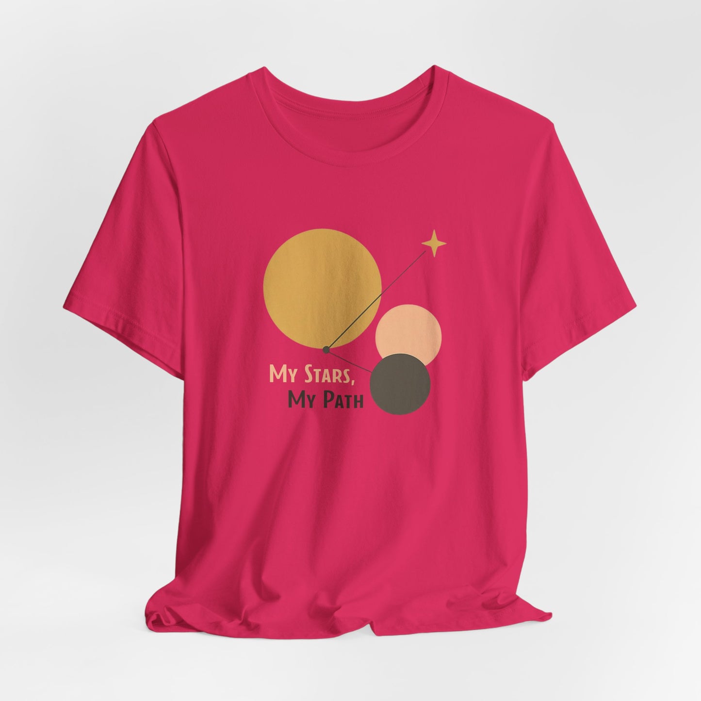 Minimal Abstract Celestial Graphic Tee