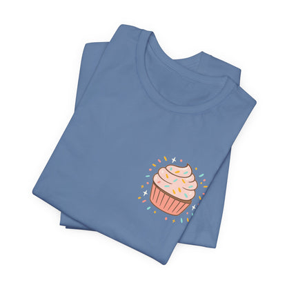 I Bite Back Sweetly Shirt – Front & Back Cupcake Graphic Tee with Sassy Quote