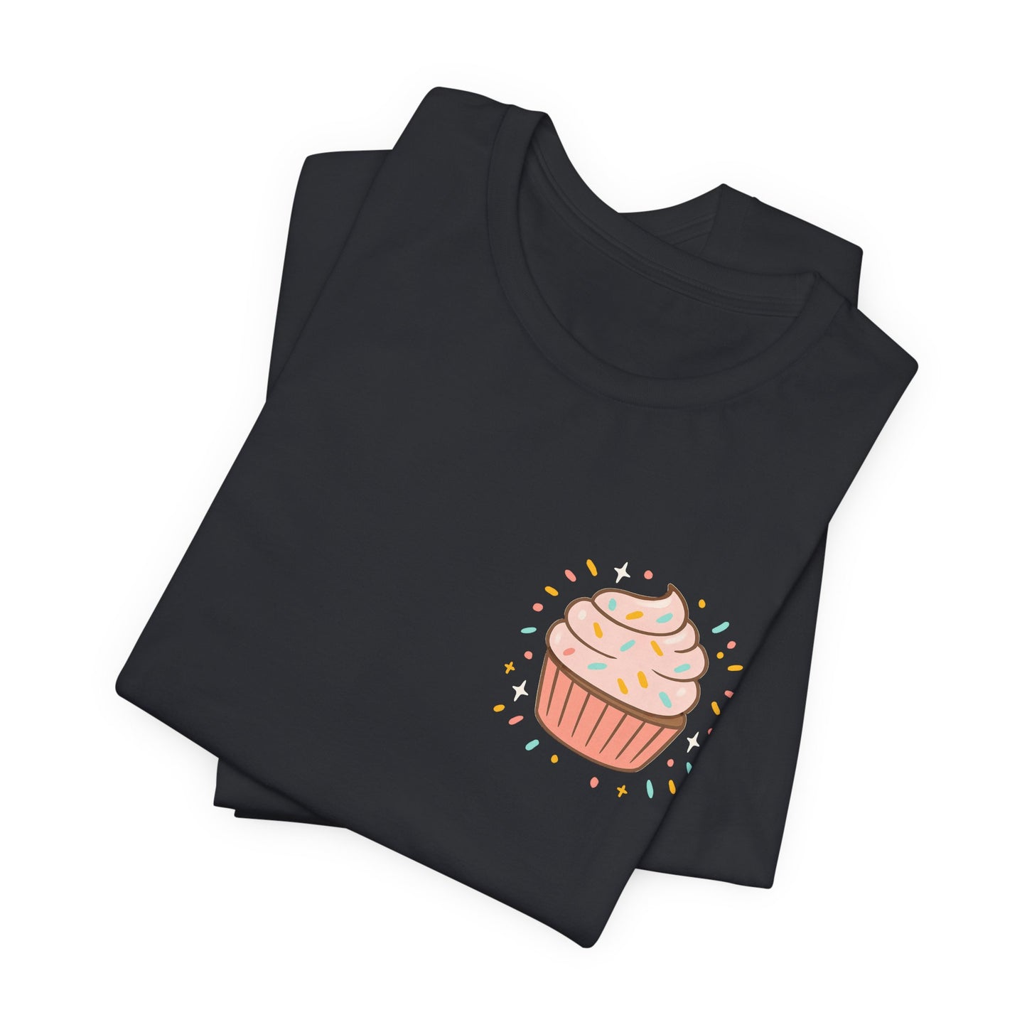 I Bite Back Sweetly Shirt – Front & Back Cupcake Graphic Tee with Sassy Quote