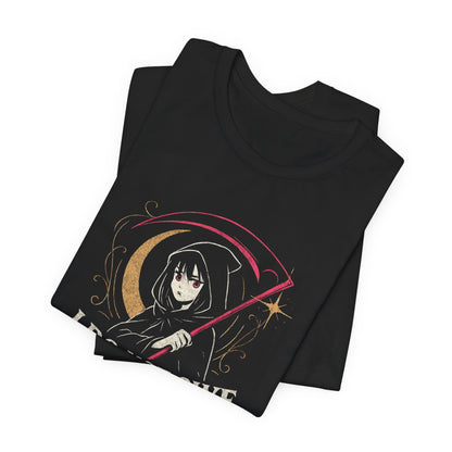 I Do Not Owe You Comfort – Goth Anime Reaper Girl Boundary-Setting T-Shirt