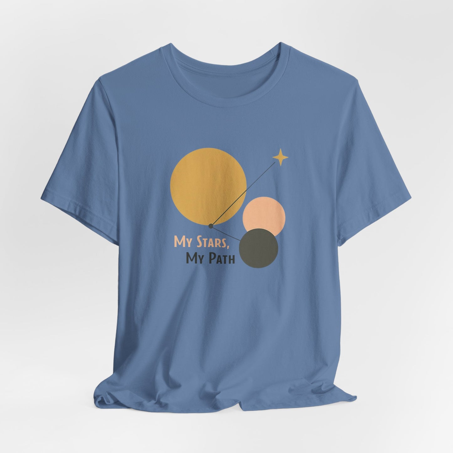 Minimal Abstract Celestial Graphic Tee