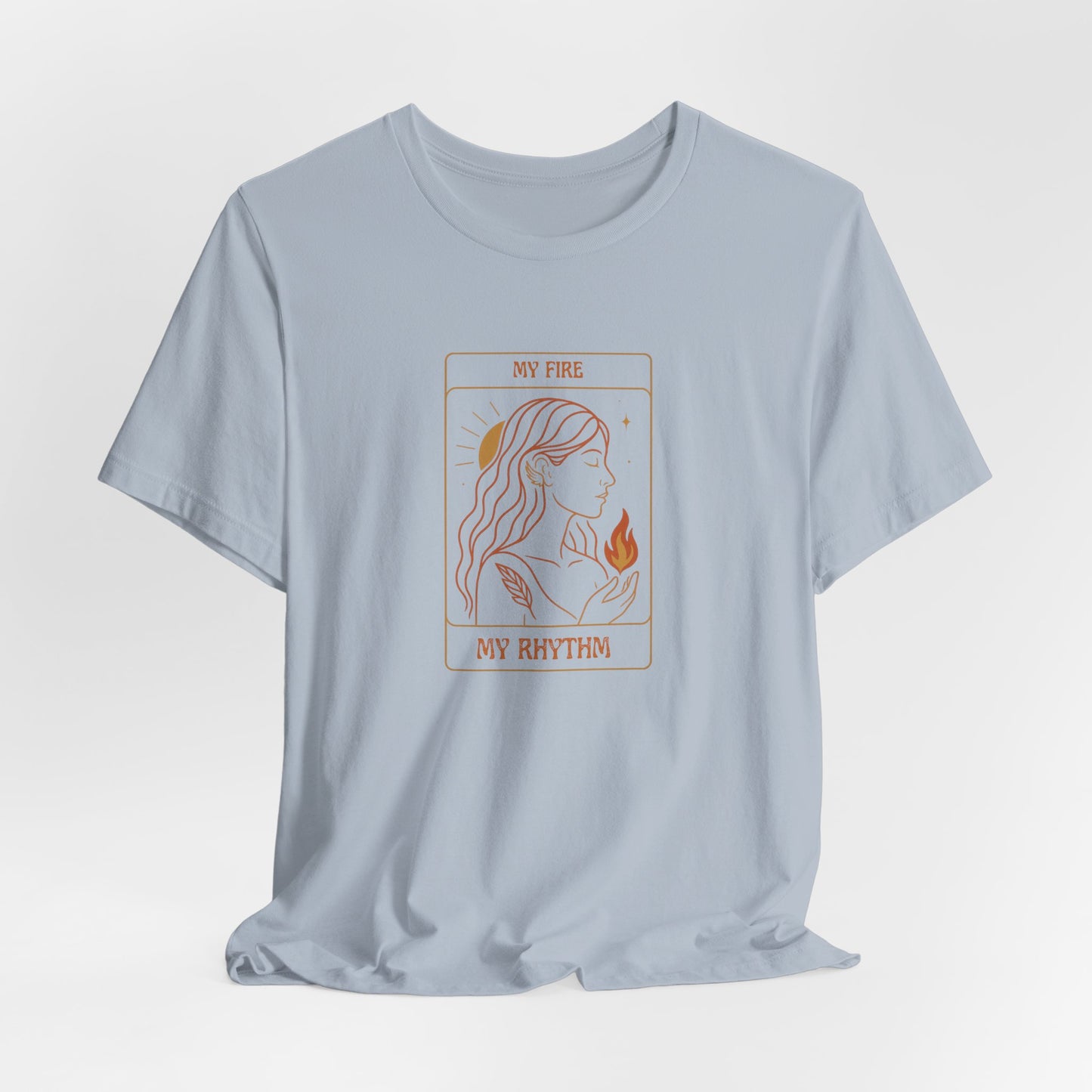 Mystical Woman Fire Element Shirt – Spiritual Self-Awareness T-Shirt