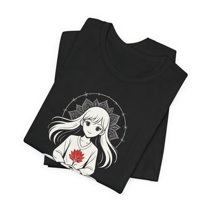 No Is a Complete Sentence – Soft Goth Anime Girl Boundary-Setting T-Shirt