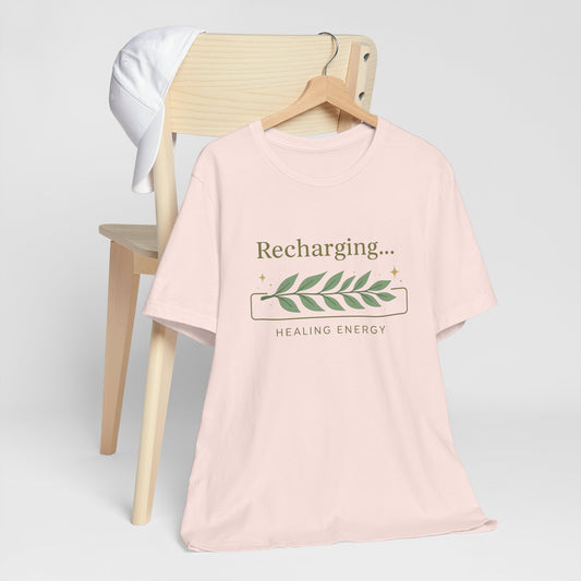 Recharging Healing Energy Shirt – Mindful Self Care Botanical Tee