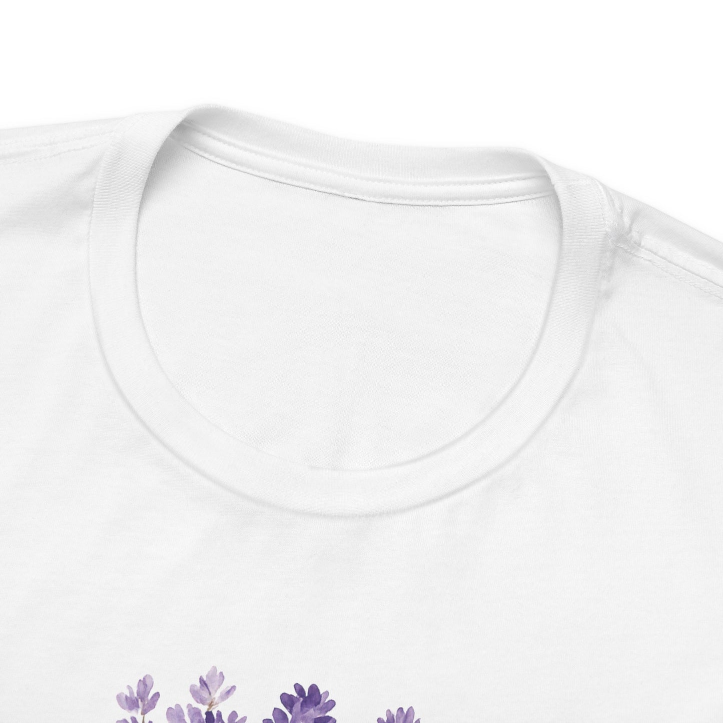 I Am Affirmation T-Shirt – Lavender Wreath Self-Love Tee