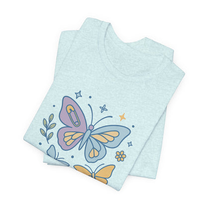 Delicate Not Breakable Shirt | Butterfly Self-Healing Tee | Gentle Strength Top | Spirit Stitch Collection