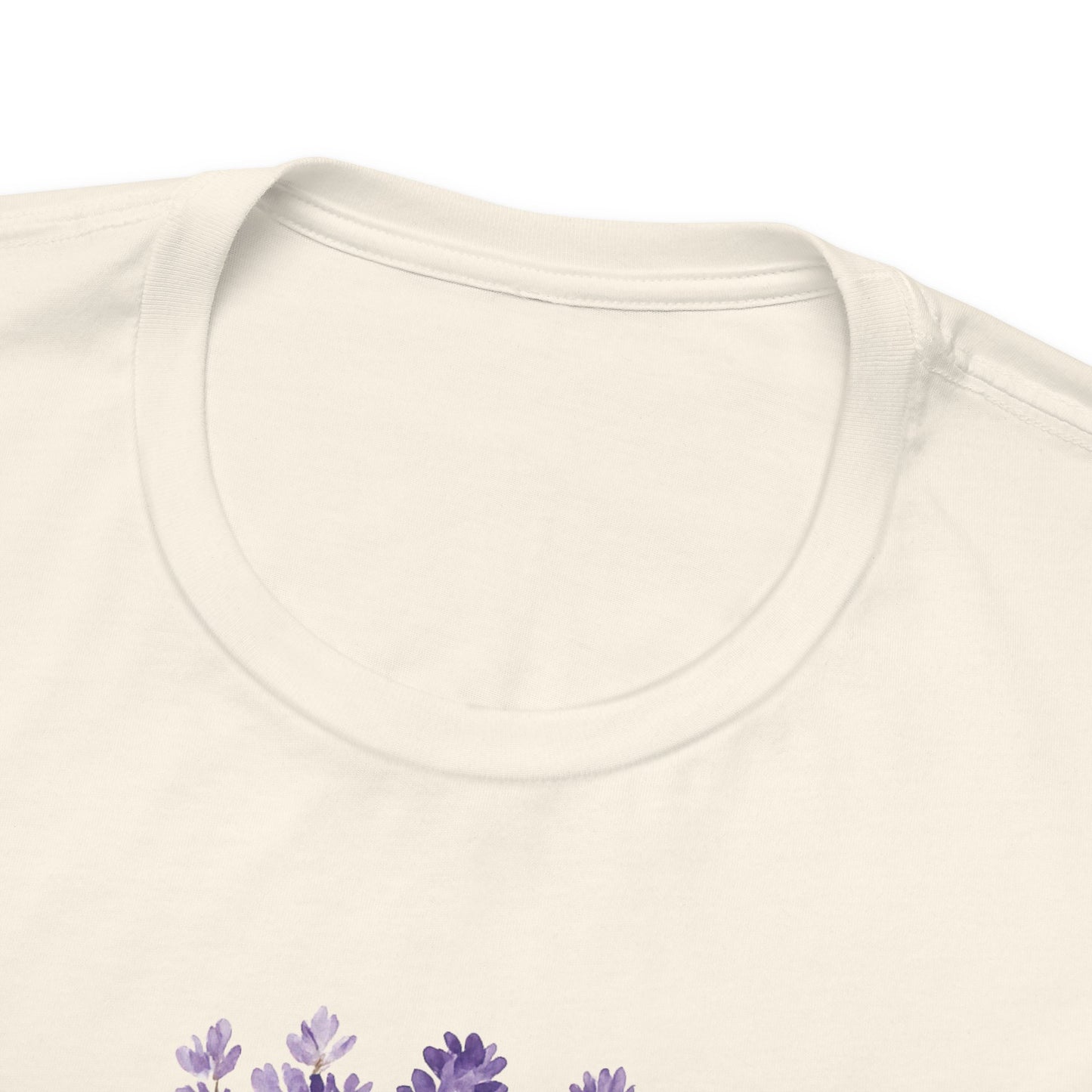 I Am Affirmation T-Shirt – Lavender Wreath Self-Love Tee
