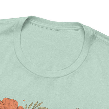 I Am Whole Complete Strong Loved T-Shirt – Floral Affirmation Graphic Tee