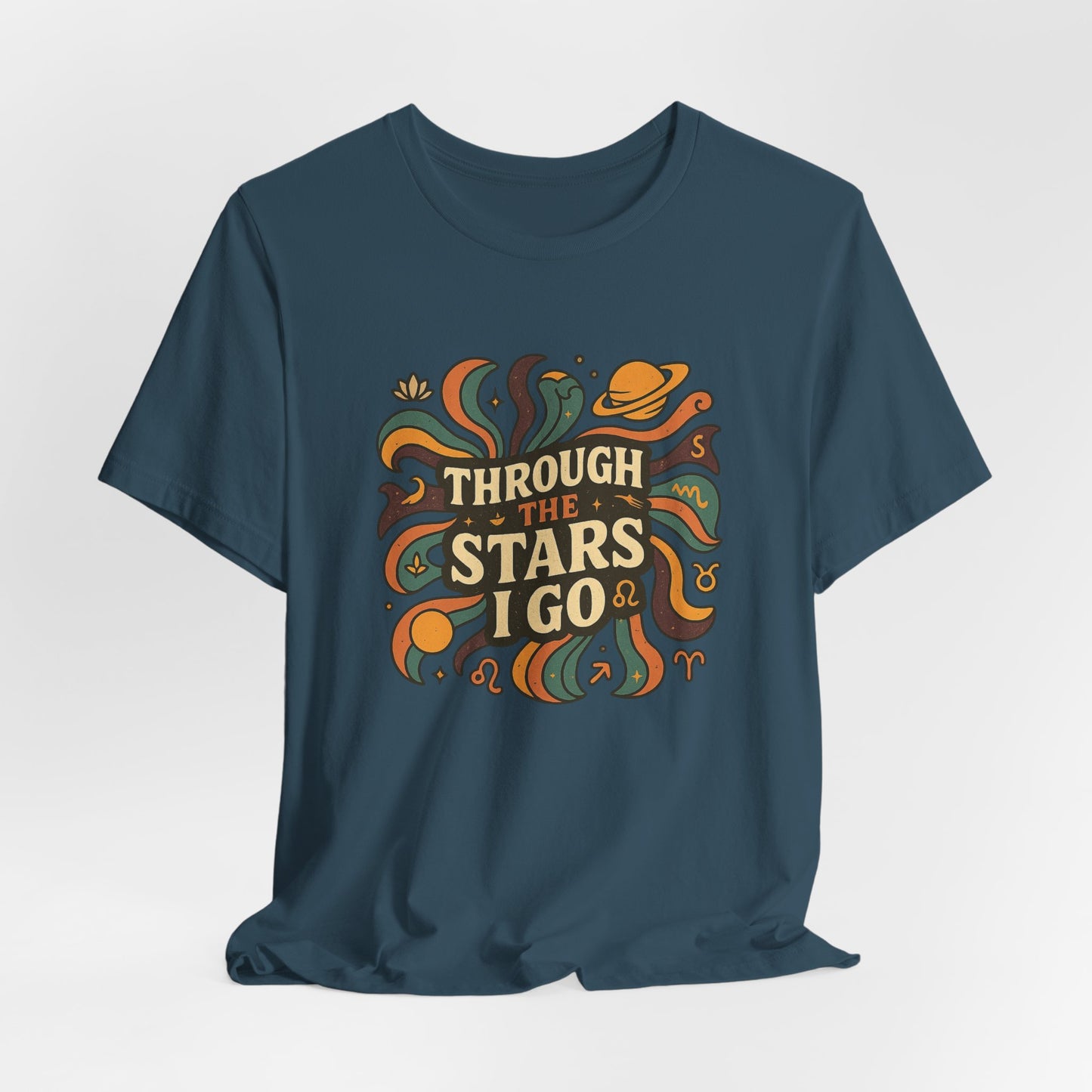 Retro Cosmic Tee – Through the Stars I Go
