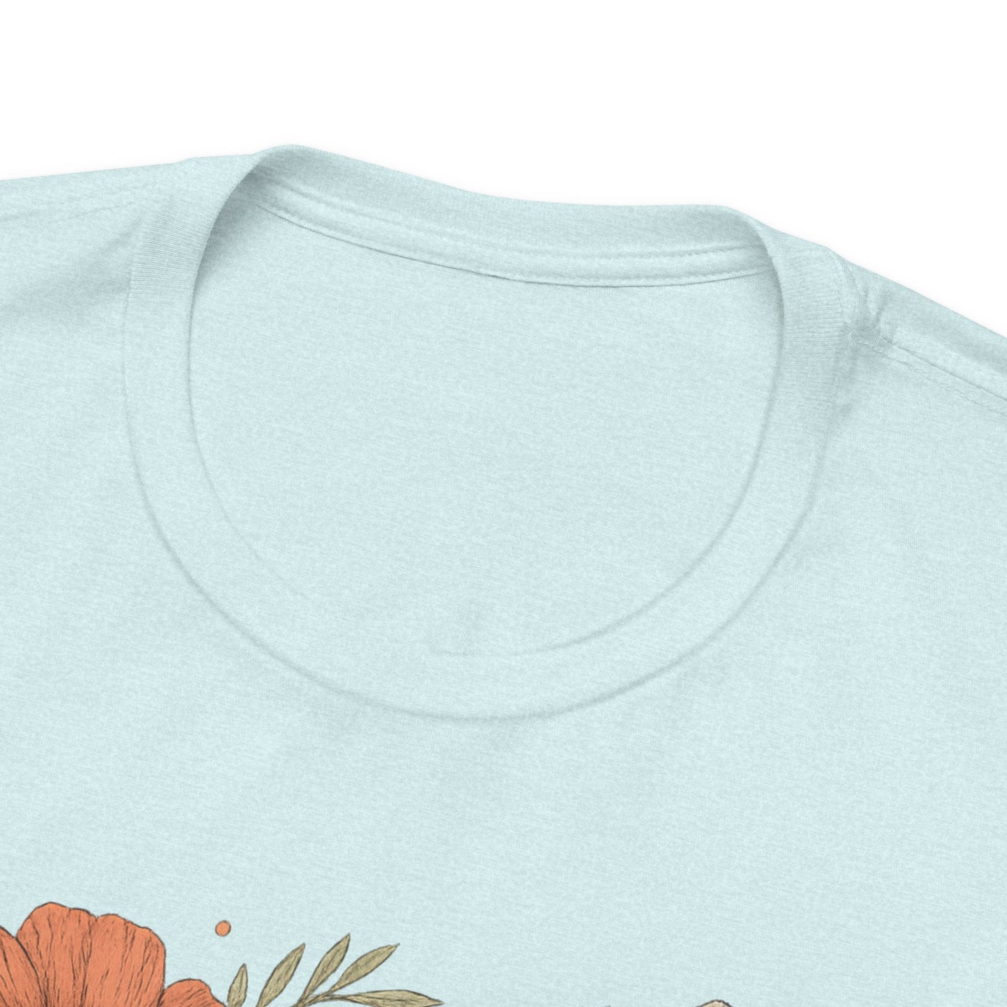 I Am Whole Complete Strong Loved T-Shirt – Floral Affirmation Graphic Tee