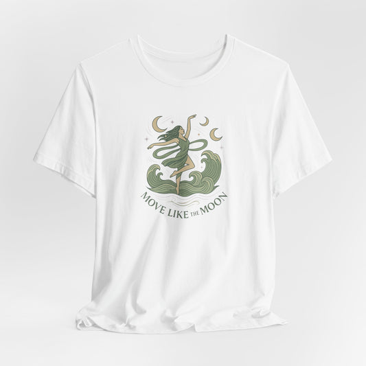 Move Like the Moon T-Shirt – Celestial Dance Graphic Tee
