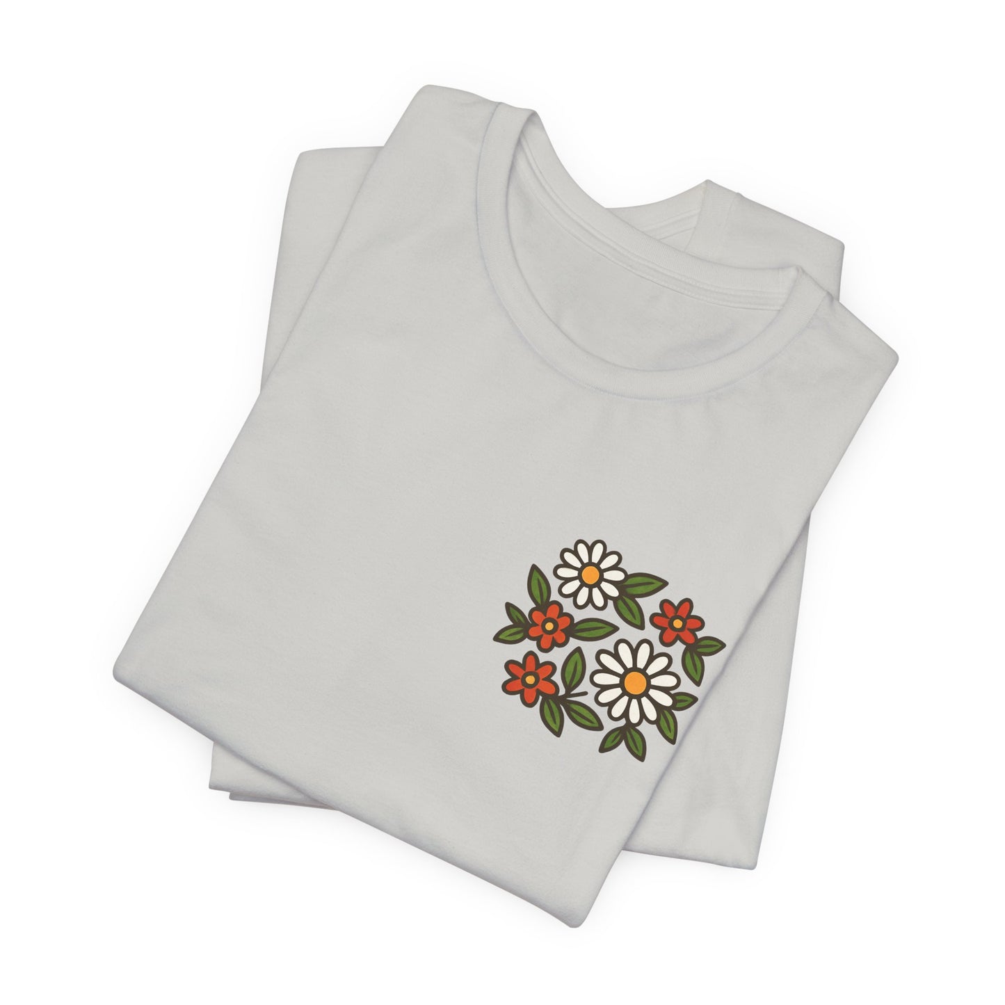 I Bite Back Sweetly Shirt – Front & Back Floral Graphic Tee with Sassy Quote