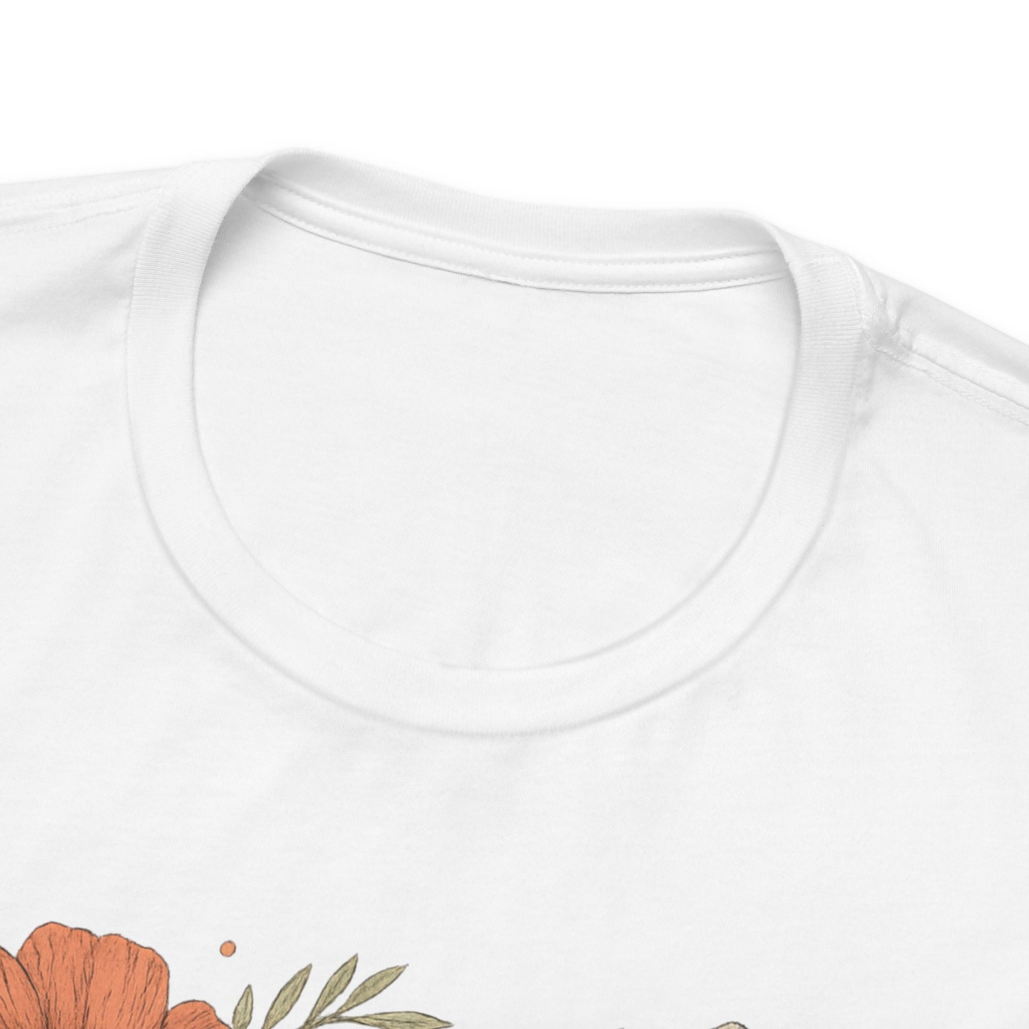 I Am Whole Complete Strong Loved T-Shirt – Floral Affirmation Graphic Tee