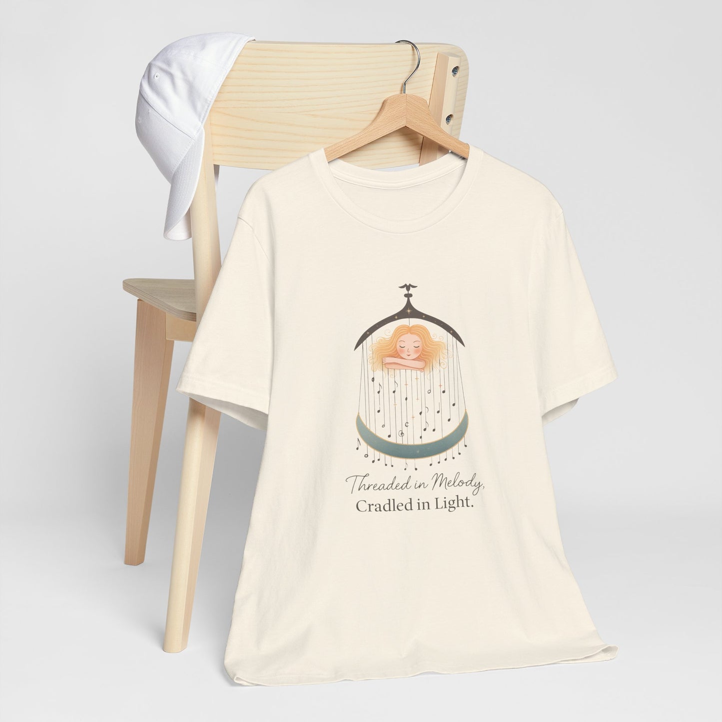 Threaded in Melody, Cradled in Light – Dreamy Lullaby-Inspired Affirmation Tee