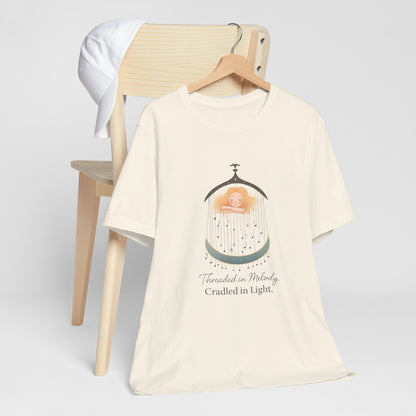 Threaded in Melody, Cradled in Light – Dreamy Lullaby-Inspired Affirmation Tee
