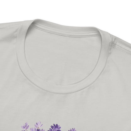 I Am Affirmation T-Shirt – Lavender Wreath Self-Love Tee