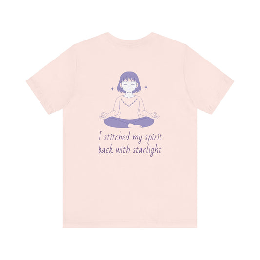 Starlight Healing Tee – I Stitched My Spirit Back with Love