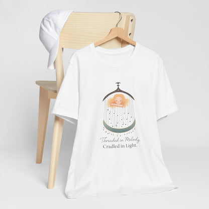 Threaded in Melody, Cradled in Light – Dreamy Lullaby-Inspired Affirmation Tee