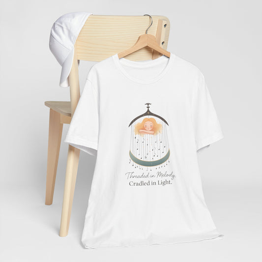 Threaded in Melody, Cradled in Light – Dreamy Lullaby-Inspired Affirmation Tee