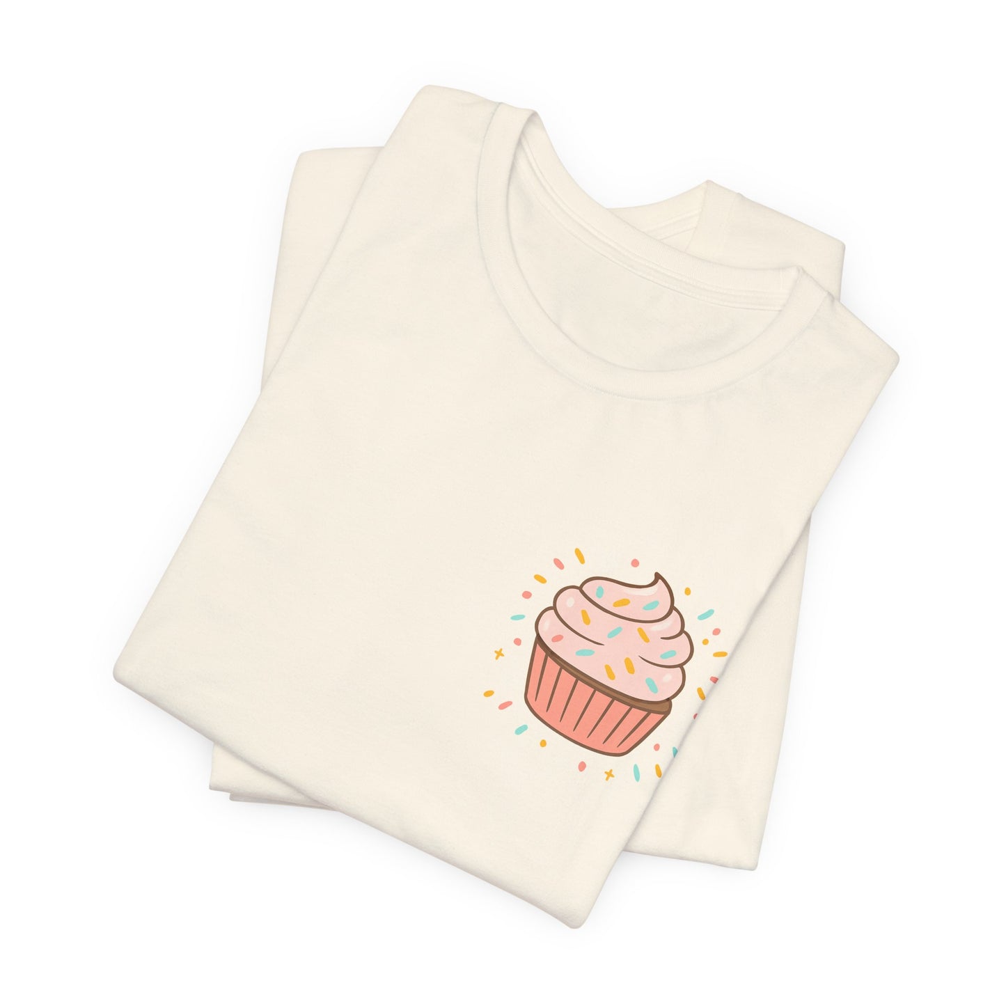 I Bite Back Sweetly Shirt – Front & Back Cupcake Graphic Tee with Sassy Quote