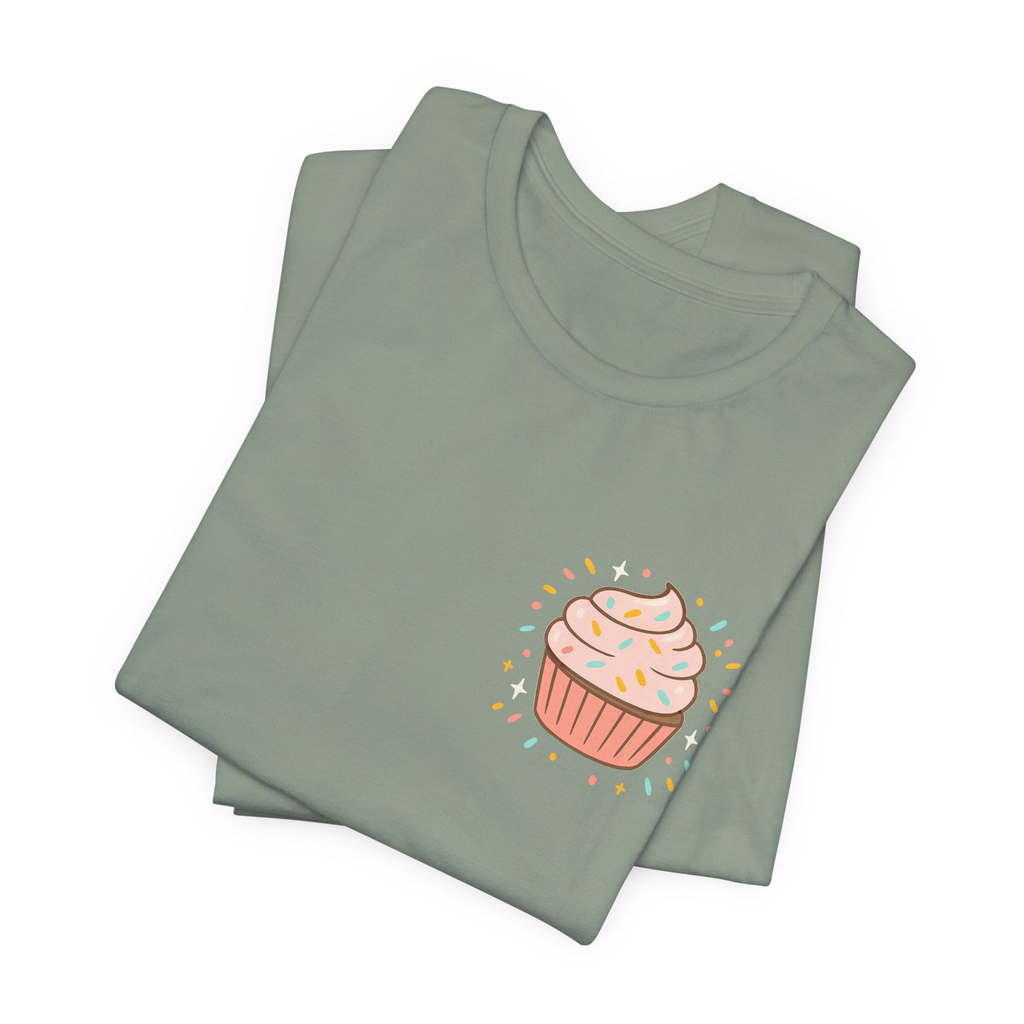 I Bite Back Sweetly Shirt – Front & Back Cupcake Graphic Tee with Sassy Quote