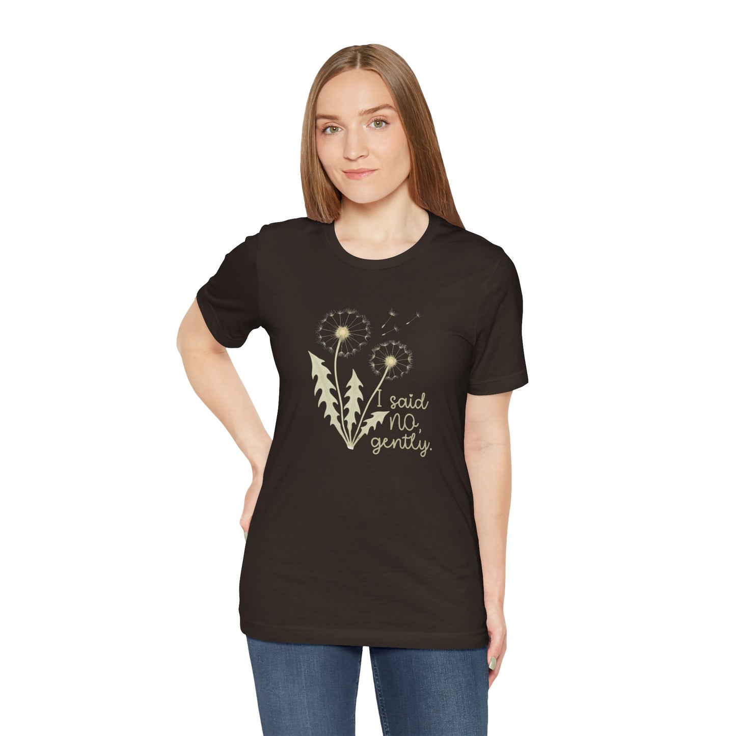 I Said No Gently T-Shirt – Dandelion Boundaries Tee