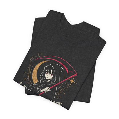 I Do Not Owe You Comfort – Goth Anime Reaper Girl Boundary-Setting T-Shirt