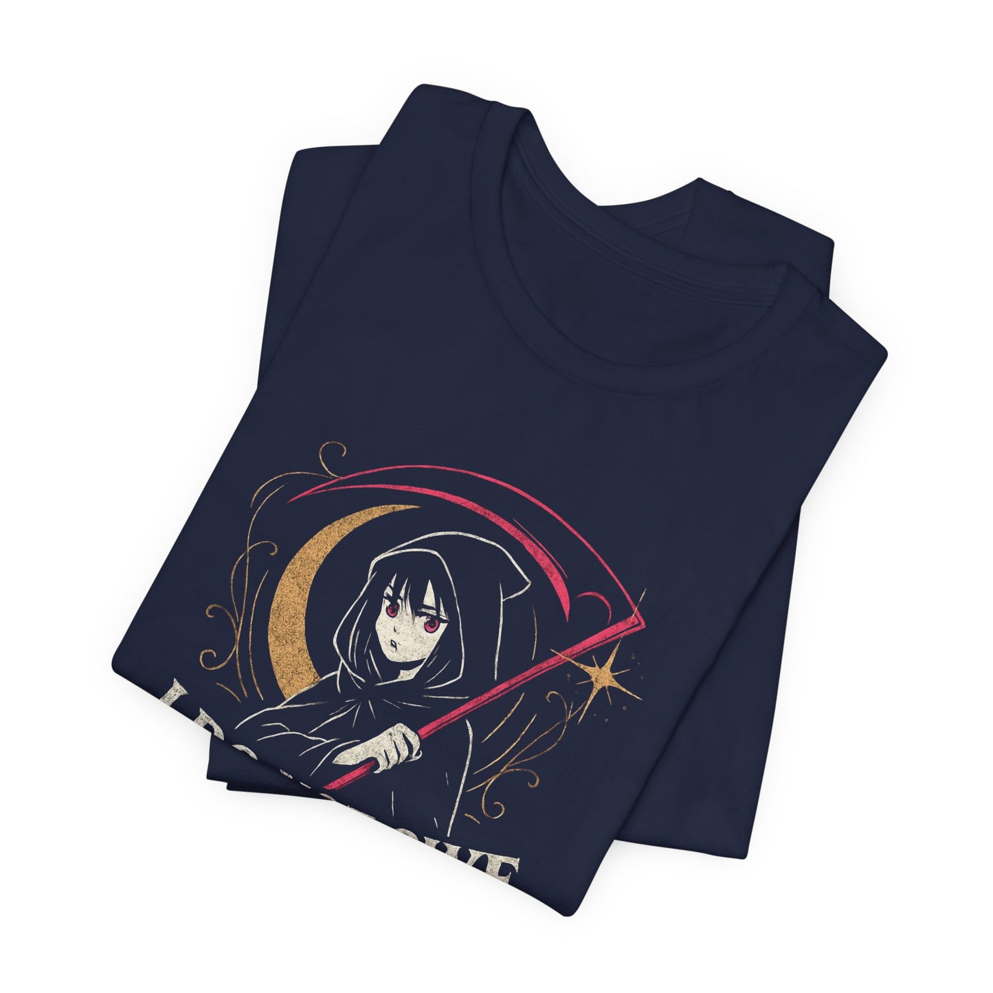 I Do Not Owe You Comfort – Goth Anime Reaper Girl Boundary-Setting T-Shirt