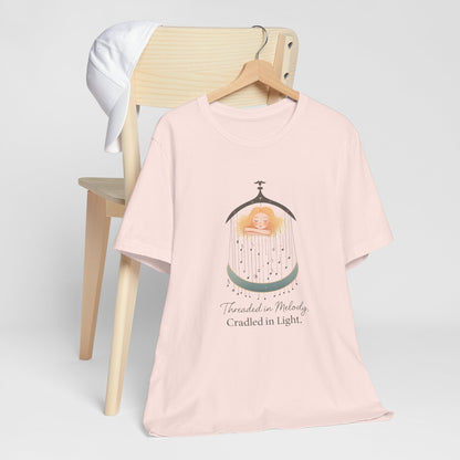 Threaded in Melody, Cradled in Light – Dreamy Lullaby-Inspired Affirmation Tee