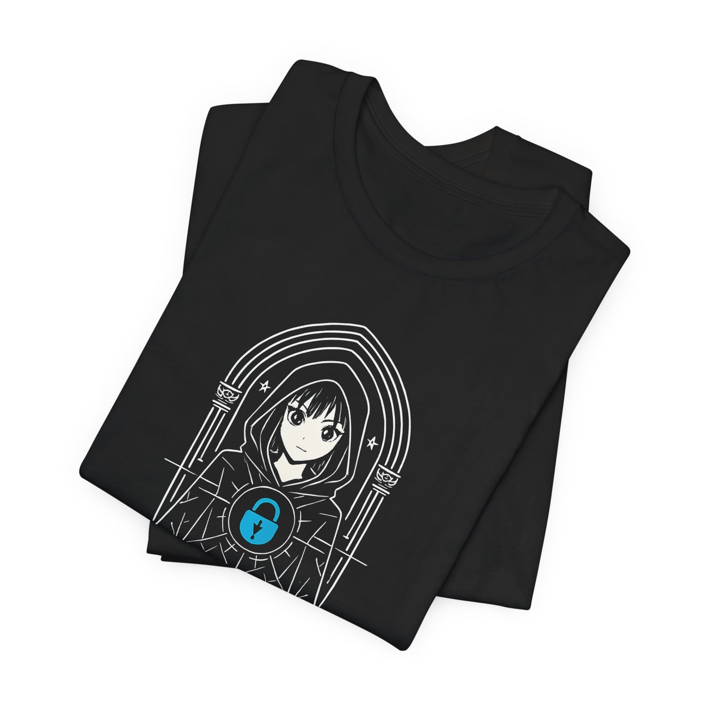Access Denied – Goth Anime Techcore Black T-Shirt