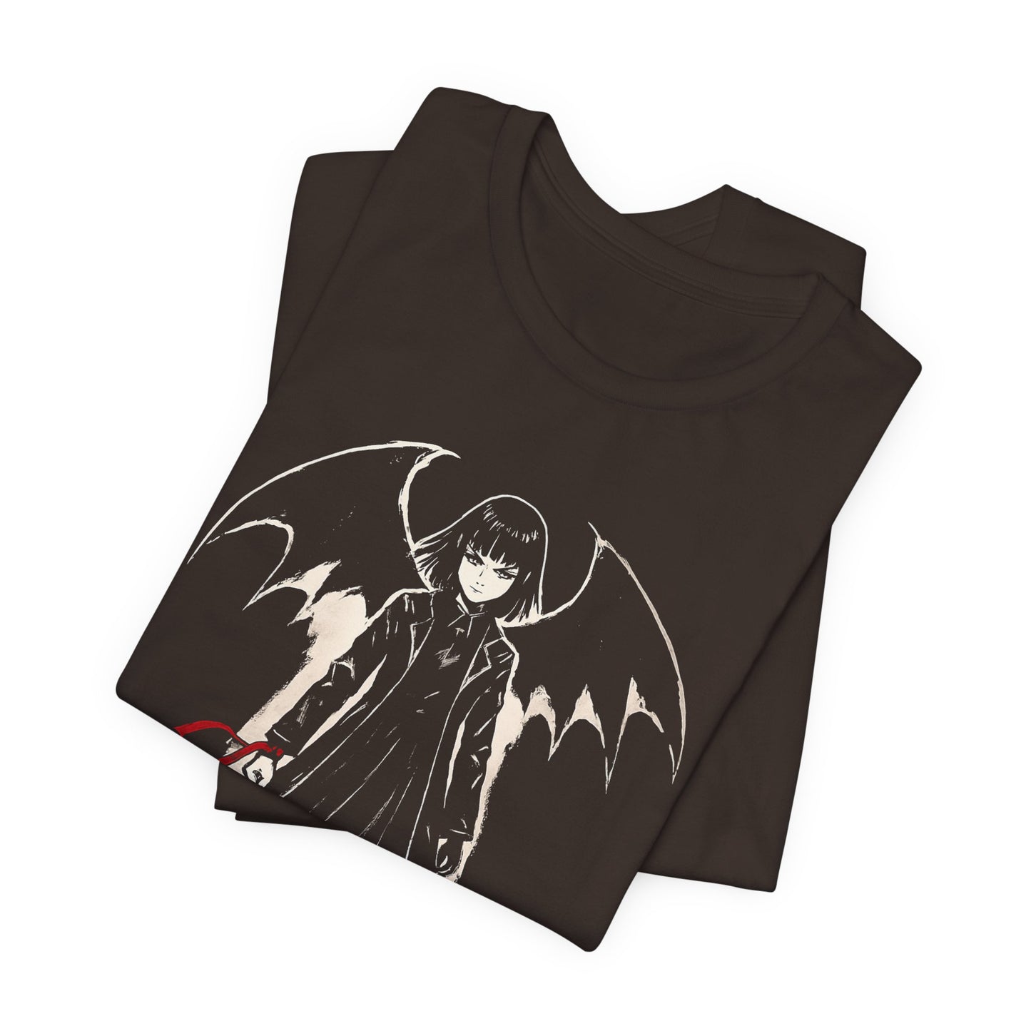 My Silence Is Not Your Permission – Gothic Anime Vampire Girl T-Shirt, Dark Feminine Boundaries Tee