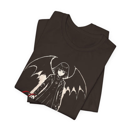 My Silence Is Not Your Permission – Gothic Anime Vampire Girl T-Shirt, Dark Feminine Boundaries Tee