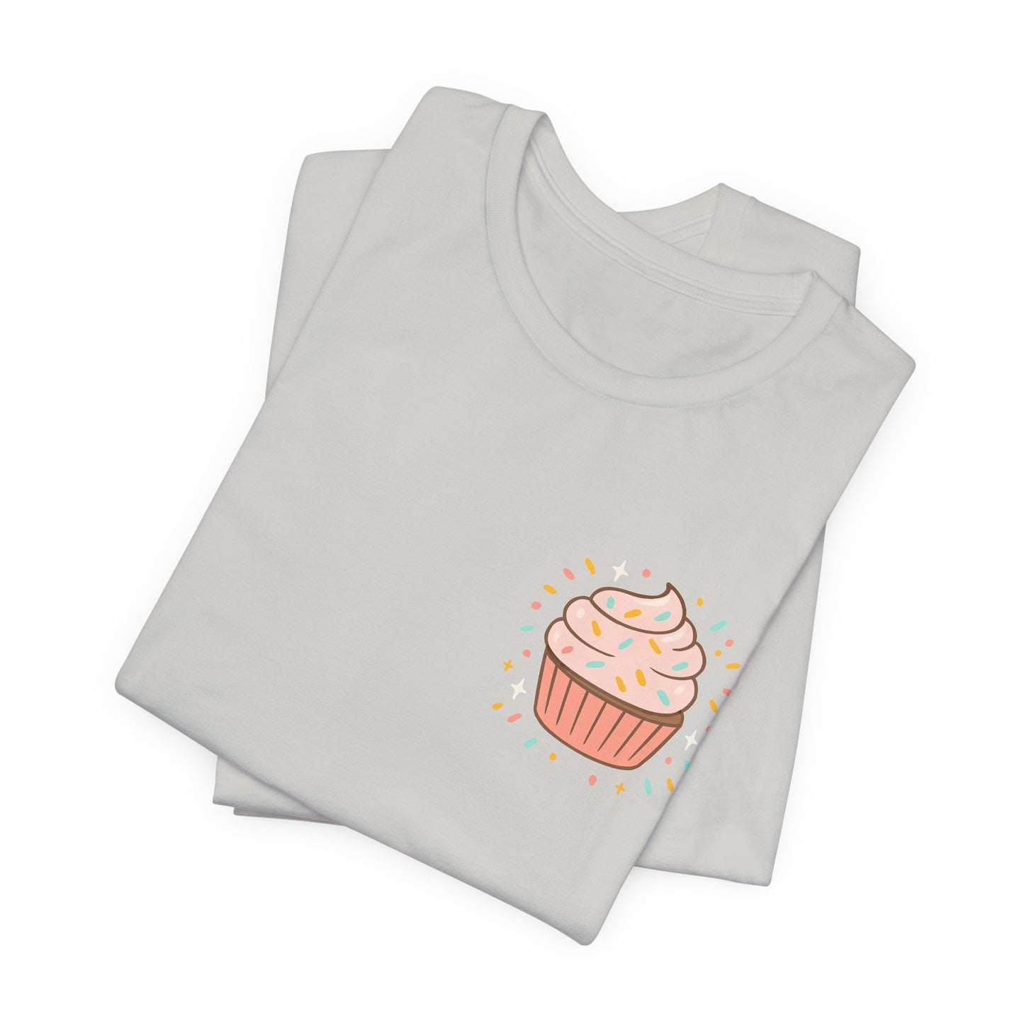 I Bite Back Sweetly Shirt – Front & Back Cupcake Graphic Tee with Sassy Quote