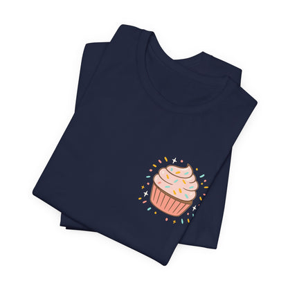 I Bite Back Sweetly Shirt – Front & Back Cupcake Graphic Tee with Sassy Quote