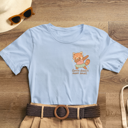 Red Panda Affirmation T-Shirt – From the Mess I Make Magic | Positive Quote Tee | Cute Animal Graphic | Mental Health Support Gift