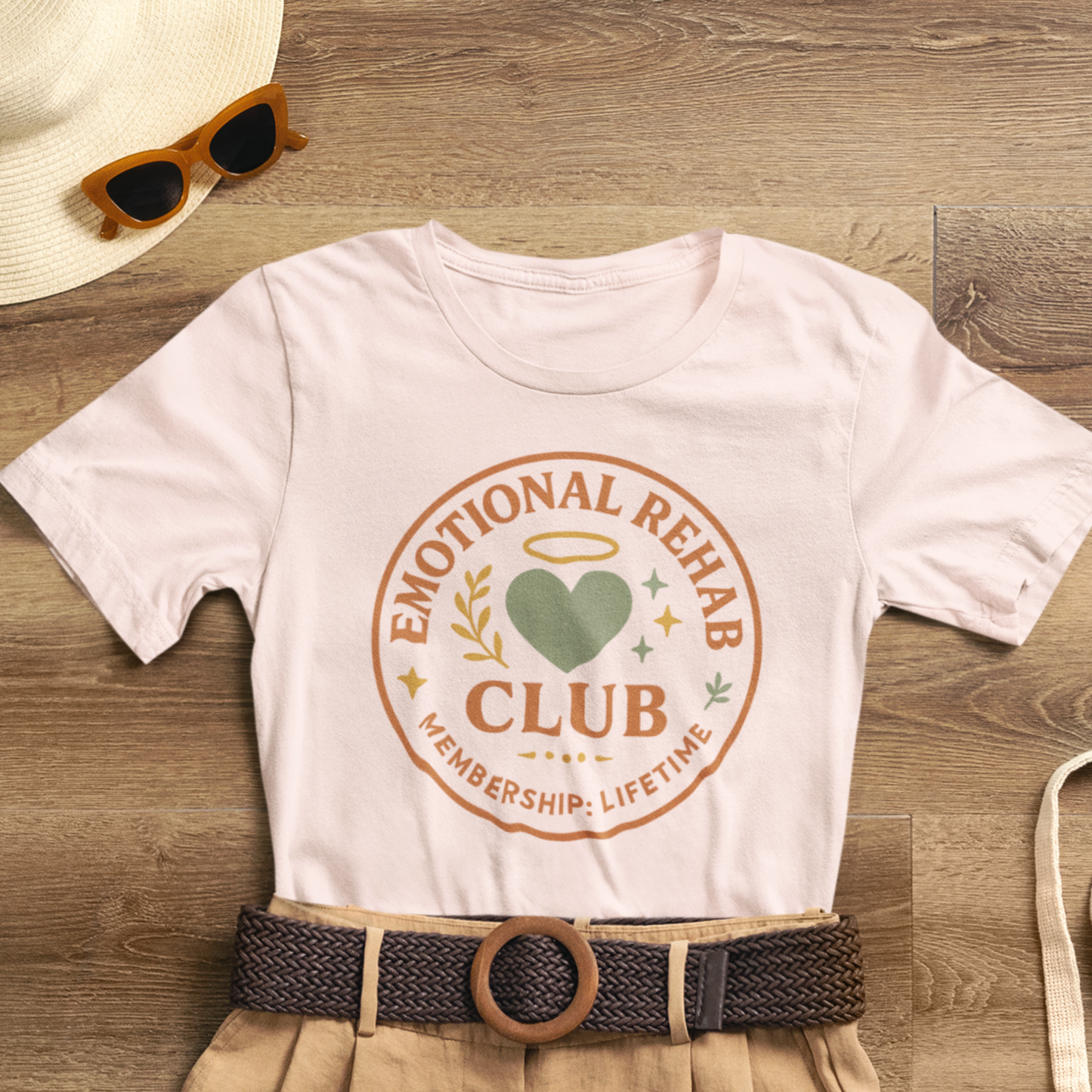 Emotional Rehab Club Shirt – Vintage Self-Care Graphic Tee