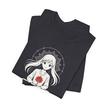 No Is a Complete Sentence – Soft Goth Anime Girl Boundary-Setting T-Shirt