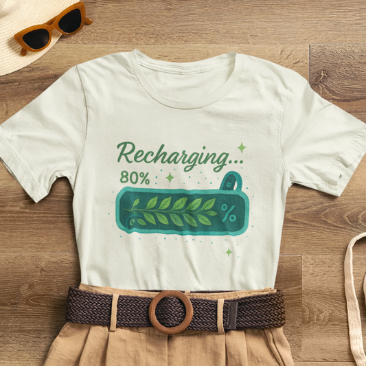 Recharging Mode – 80% Nature Battery Tee