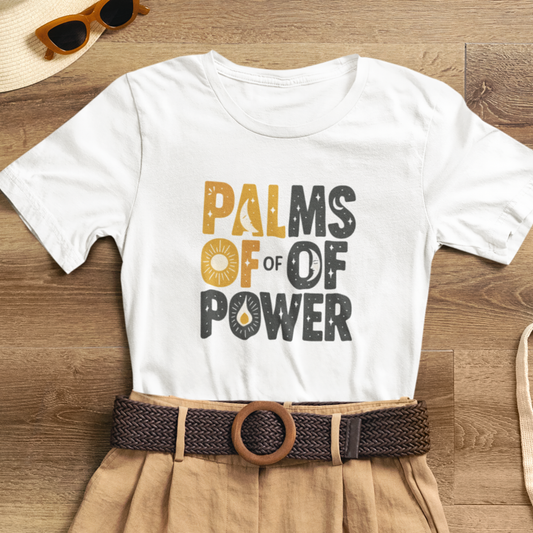 Palms of Power – Elemental Symbol Statement Tee