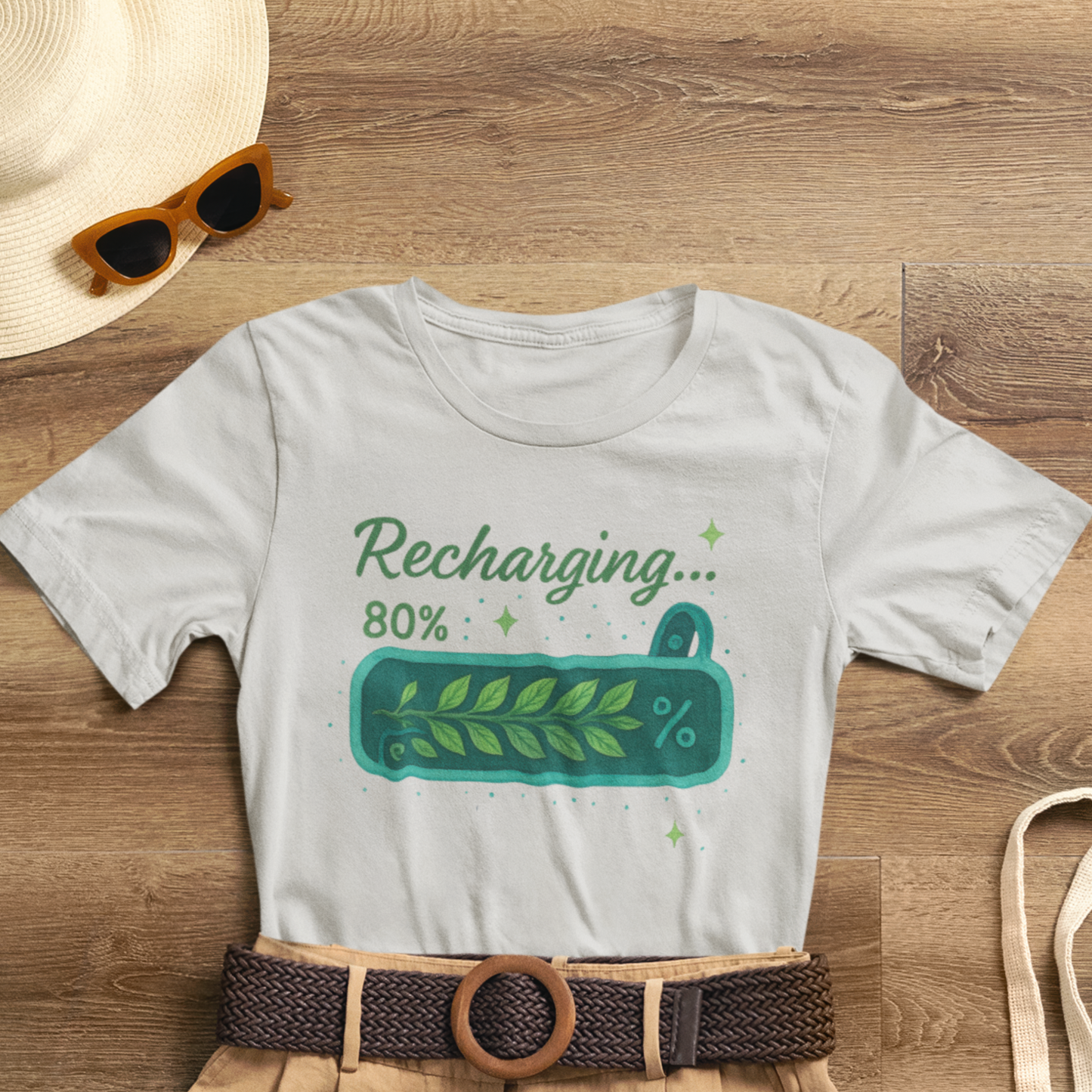 Recharging Mode – 80% Nature Battery Tee