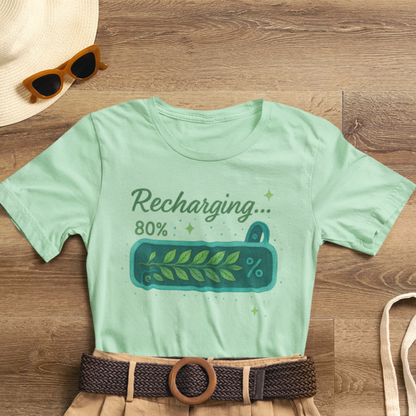 Recharging Mode – 80% Nature Battery Tee