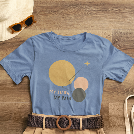 My Stars My Path Shirt | Self-Healing Celestial Tee | Cosmic Self-Love Top | Spirit Stitch Collection