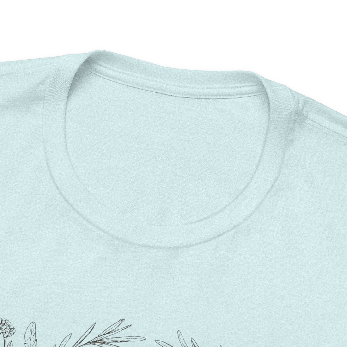 I Am Aligned & Loved – Spiritual Botanical Affirmation Tee