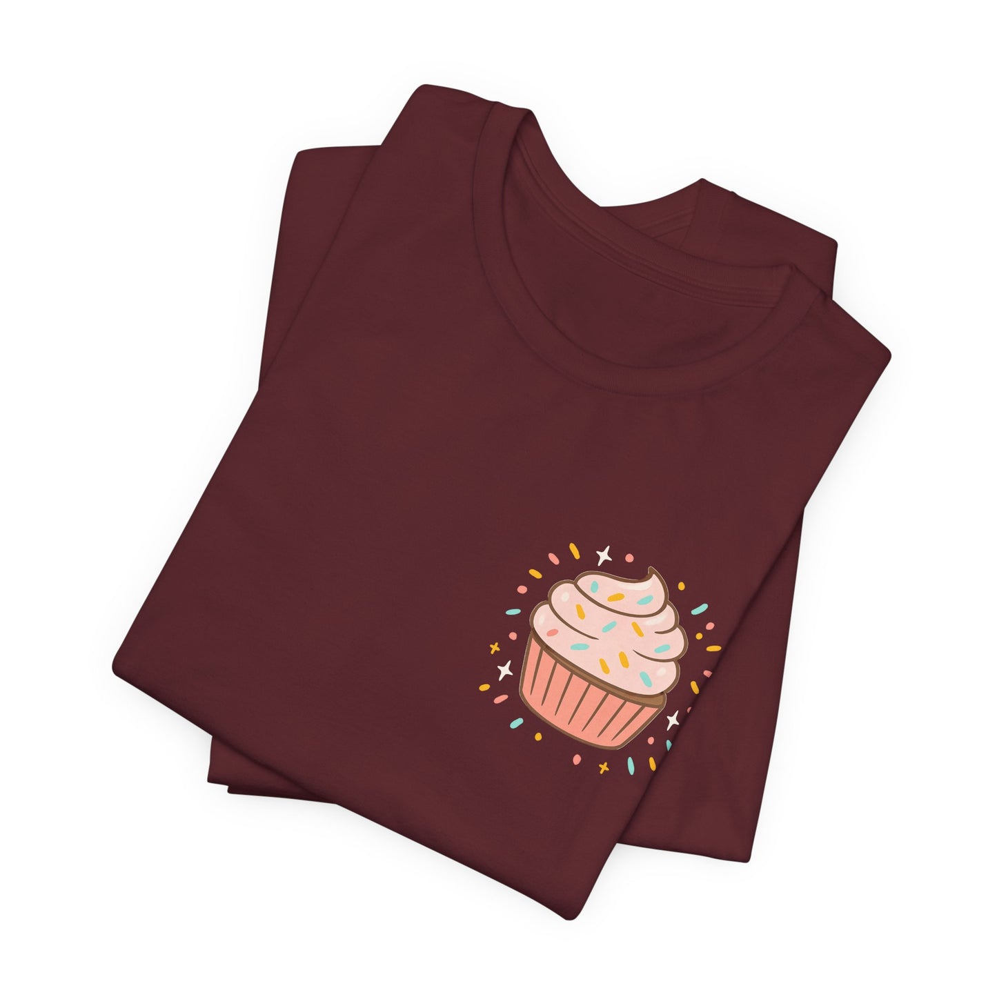 I Bite Back Sweetly Shirt – Front & Back Cupcake Graphic Tee with Sassy Quote