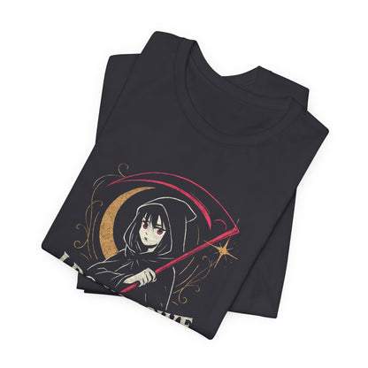 I Do Not Owe You Comfort – Goth Anime Reaper Girl Boundary-Setting T-Shirt
