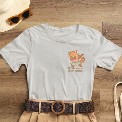 Red Panda Affirmation T-Shirt – From the Mess I Make Magic | Positive Quote Tee | Cute Animal Graphic | Mental Health Support Gift
