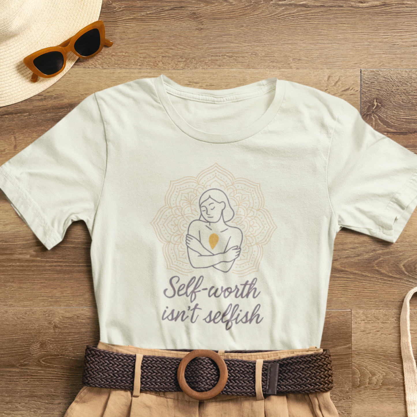 Self-Worth Isn’t Selfish | Positive Affirmation T-Shirt for Confidence & Empowerment