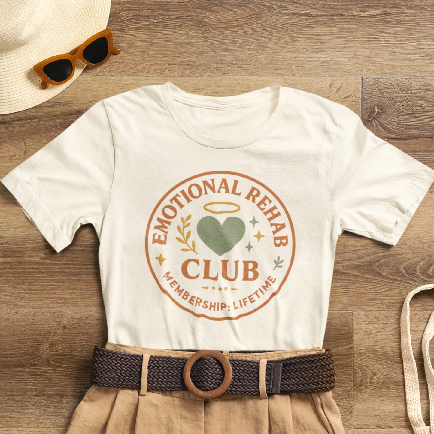 Emotional Rehab Club Shirt – Vintage Self-Care Graphic Tee
